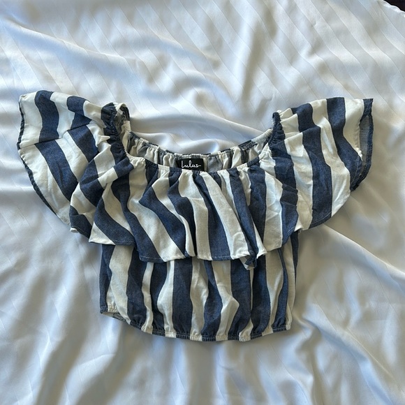 Lulus stripped crop top - Picture 3 of 4